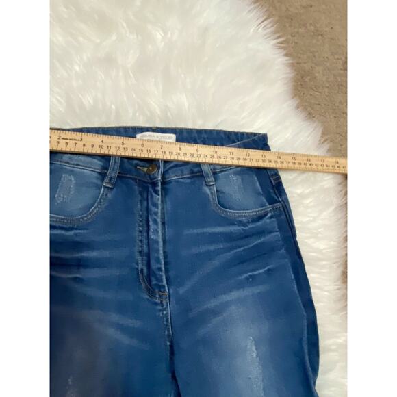 Chelsea And Violet Womens Bootcut Jeans Pockets Belt Loops High Rise Size 26 - Picture 5 of 10